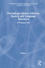 Psychology Library Editions: Speech and Language Disorders