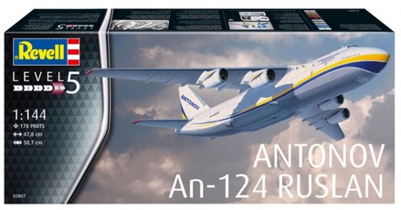 Plastikinis modelis Antonov AN-124 Ruslan 1/144