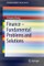 Finance - Fundamental Problems and Solutions
