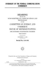 Oversight of the Federal Communications Commission