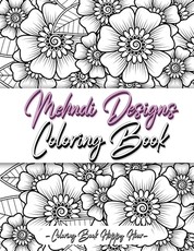 Mehndi Design Coloring Book