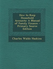 How to Keep Household Accounts