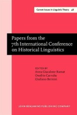 Papers from the 7th International Conference on Historical Linguistics