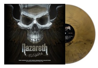 Vinilinė plokštelė LP NAZARETH „Telegram: Live From London 10th June 1985“ (Gold Marble Vinyl Handnumbered Limited Edition) (LP)