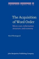 Acquisition of Word Order