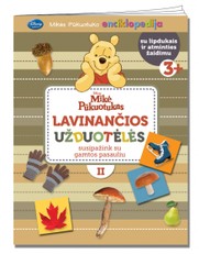 Mikė Pūkuotukas. Lavinančios užduotėlės 3+. Susipažink su gamtos pasauliu