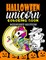 Halloween Unicorn Coloring Book Midnight Edition