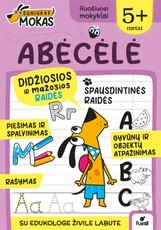 Šuniukas Mokas. Abėcėlė nuo 5 m.