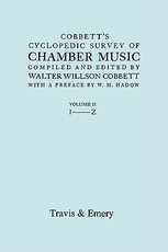 Cobbett's Cyclopedic Survey of Chamber Music. Vol.2 (L-Z). (Facsimile of first edition).