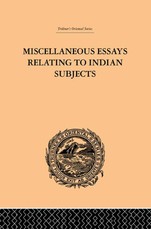 Hodgson, B: Miscellaneous Essays Relating to Indian Subjects