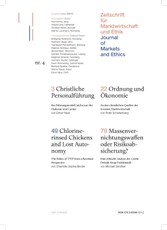 Christliche Personalführung, Ordnung und Ökonomie, Chlorine-rinsed Chickens and Lost Autonomy, Massenvernichtungswaffen oder Risikoabsicherung?