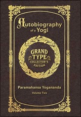 Large Print - Autobiography of a Yogi, Volume 2 of 2 - Grand Type Collector's Edition - Matte Hardcover with Dust Jacket