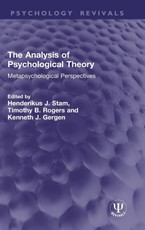 The Analysis of Psychological Theory