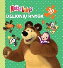 Maša ir Lokys. Dėlionių knyga 30 detalių