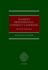 Hamers Professional Conduct Casebook 4th Edition