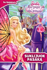 Barbė Mariposa ir fėjų princesė. Suklijuok pasaką