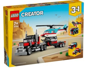 LEGO Creator 31146 Platforminis sunkvežimis su sraigtasparniu