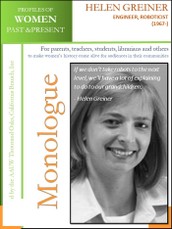 Profiles of Women Past & Present - Helen Greiner, Engineer, Roboticist (1967 -)