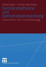 Demokratietheorie Und Demokratieentwicklung