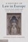 History of Law in Europe