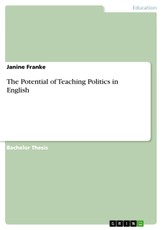 The Potential of Teaching Politics in English