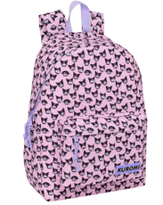 Mokyklinė kuprinė „Hello Kitty Kuromi“ su skyriumi nešiojamam kompiuteriui, 43 cm