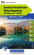 Kümmerly+Frey Outdoorkarte Deutschland 3 Garmisch-Partenkirchen, Wettersteingebirge 1:35.000