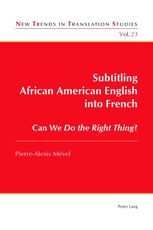 Subtitling African American English into French