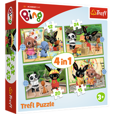 TREFL BING 4 dėlionių rinkinys „Bing“