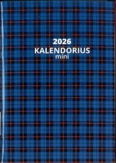 Mini kalendorius 2026. Mėlynas (A2)
