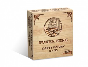 Poker King kortos, 2 x 55 vnt.