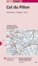 Landeskarte der Schweiz 41 Col du Pillon