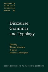 Discourse, Grammar and Typology