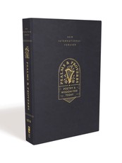 Niv, Psalms and Proverbs, Leathersoft Over Board, Navy, Comfort Print