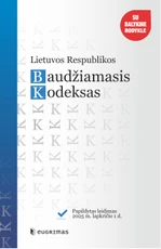 Lietuvos Respublikos baudžiamasis kodeksas. Papildytas leidimas 2025 11 01