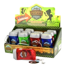 Dinamo žibintuvėlis „Adventure flashlight“, 10 cm