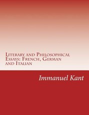 Literary and Philosophical Essays