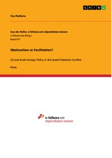 Pfefferle, T: Obstruction or Facilitation?