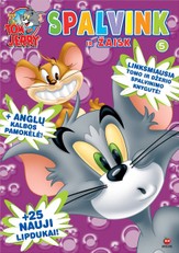 Tom and Jerry: spalvink ir žaisk + 25 lipdukai! (Nr. 5)