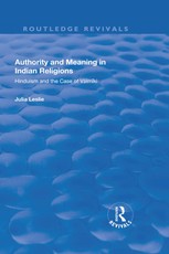 Authority and Meaning in Indian Religions