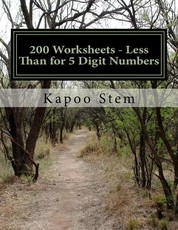 200 Worksheets - Less Than for 5 Digit Numbers