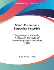 Some Observations Respecting Eastertide