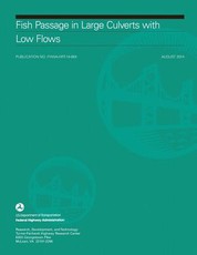Fish Passage in Large Culverts with Low Flows