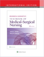 Brunner & Suddarth's Textbook of Medical-Surgical Nursing, International Edition, 1-Volume