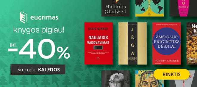 LEIDYKLOS EUGRIMAS KNYGOS - extra nuolaidos iki -40%!