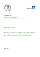 Expression analysis of homeobox gene family in bovine pre- and post-implantative developmental stages