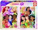 2 dėlionės (puzzle) 2x500 DISNEY PRINCESS 10-99metų
