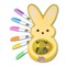 Kiaušinių dekoravimo mašinėlė „Bunny“, geltona