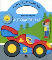 Spalvink ir lipink. Automobiliai. Pypliukų darbeliai