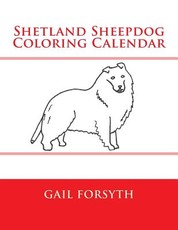 Shetland Sheepdog Coloring Calendar